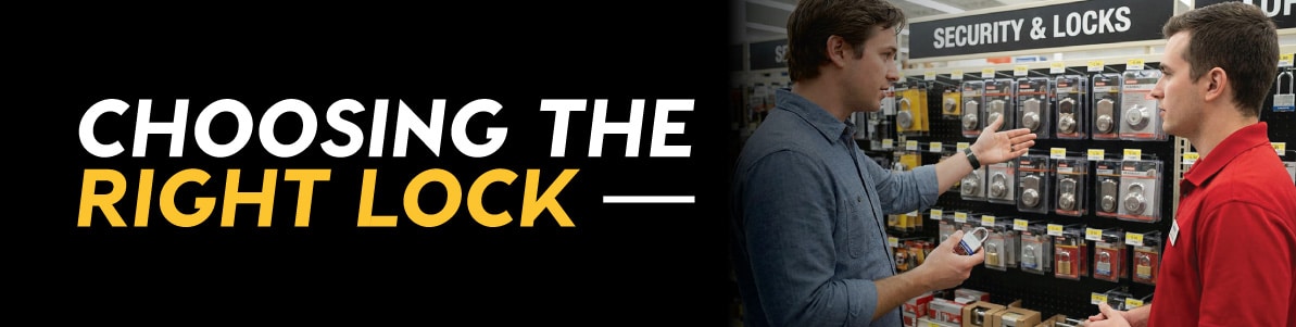Choosing the right lock